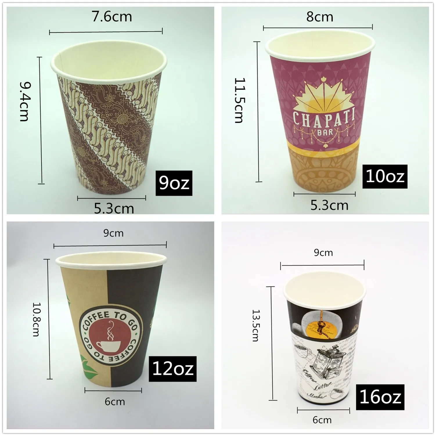Factory Price Food Grade Printed Logo Paper Drinking Cup 8oz Buy