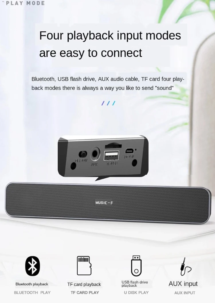 cheap CE ROHS waterproof mini wireless Bluetooth with FM radio speakers home theater 5.1 with subwoofer long sound bars for TV - ANKUX.COM