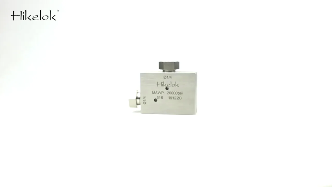 Swagelok Type Steel Ultrahigh Pressure 60000psig Pipe Fittings