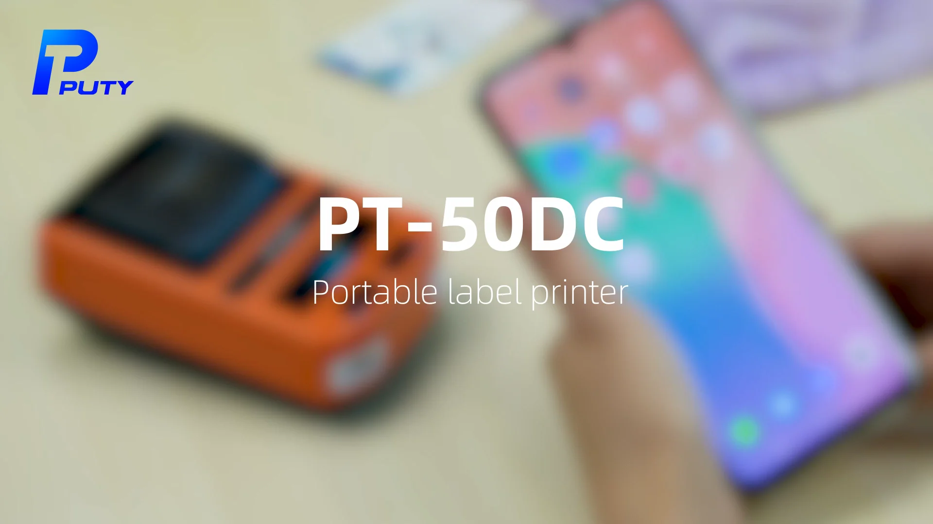 Puty Wireless Mobile Barcode Printer Pt-50dc - Buy Handheld Label ...