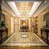 Moreroom waterjet flooring marble border design for hall