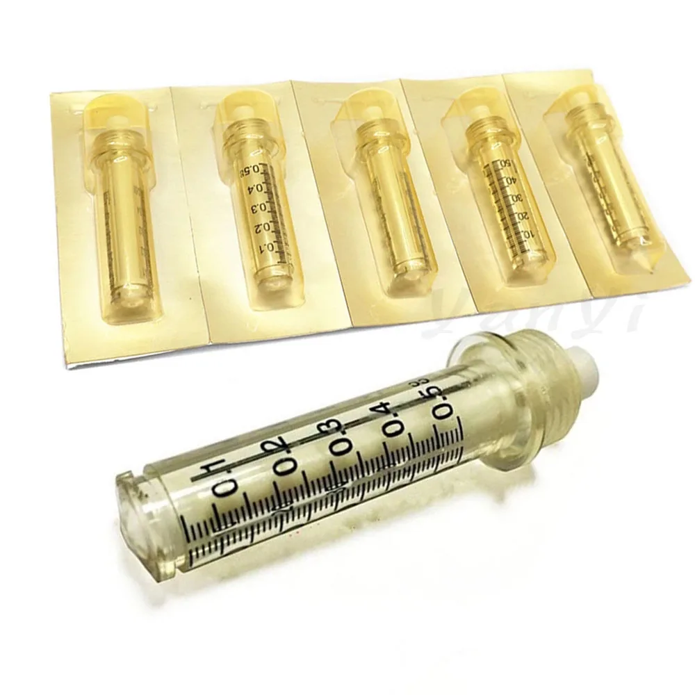 

Hyaluronic Acid Ampoule,50 Pieces, White ,gold
