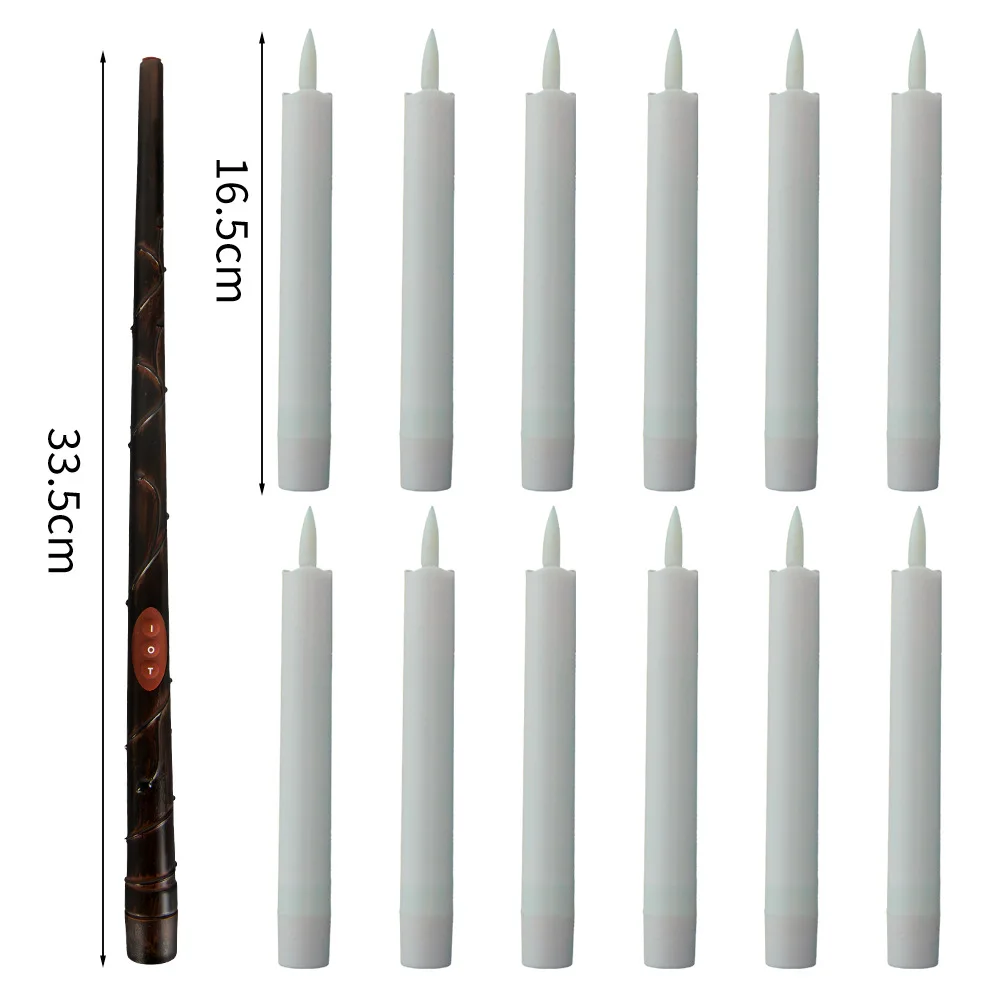 Mz Factory Wholesale12pcs Flameless Candles With Magic Wand Remote
