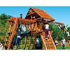 Customized fine quality obstacle adventure outdoor playground wood equipment wooden playset