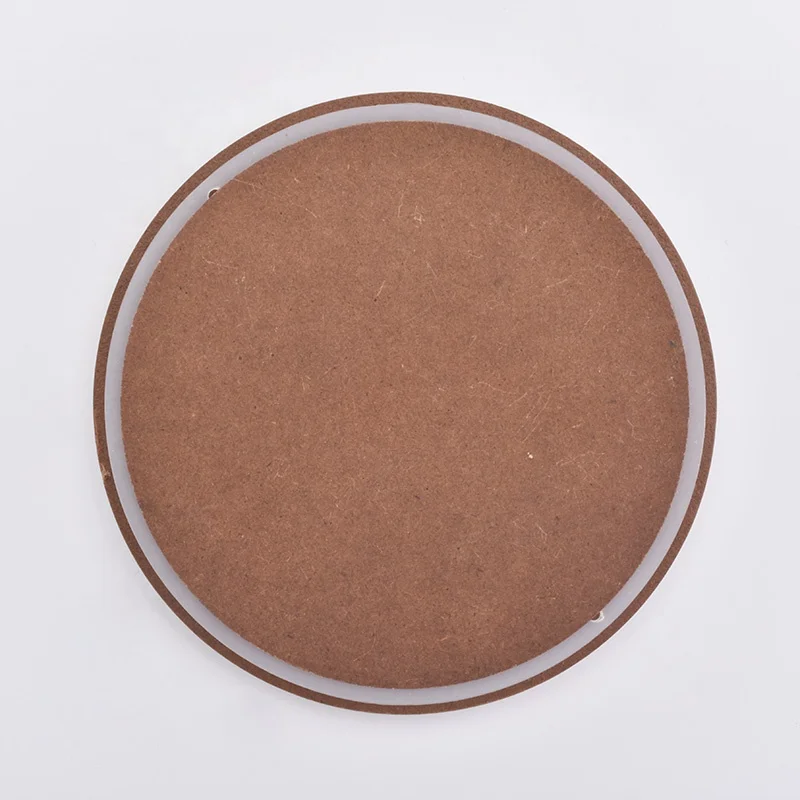 Round wooden lid for glass candle jar wholesales