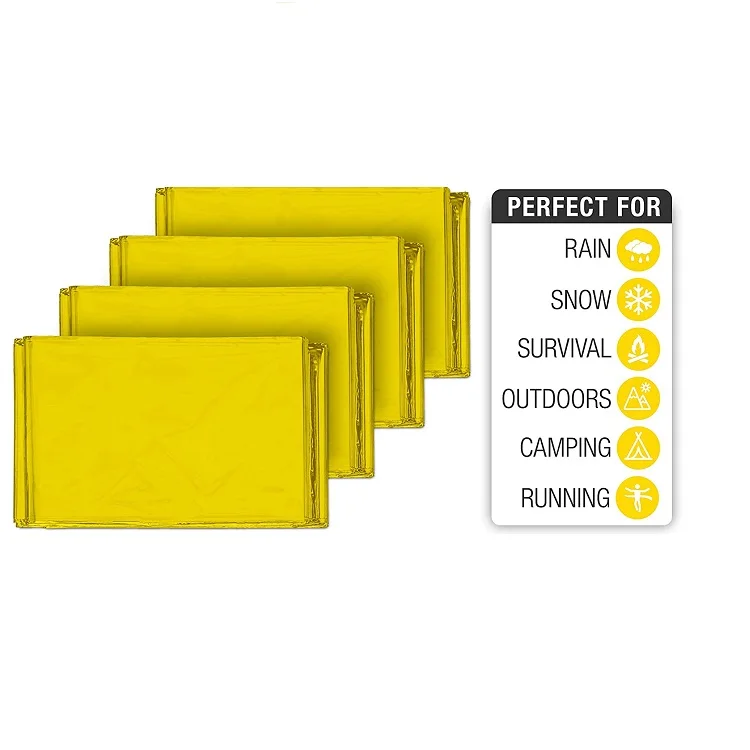 Outdoor Emergency Thermal Blanket Survival Emergency Mylar Thermal