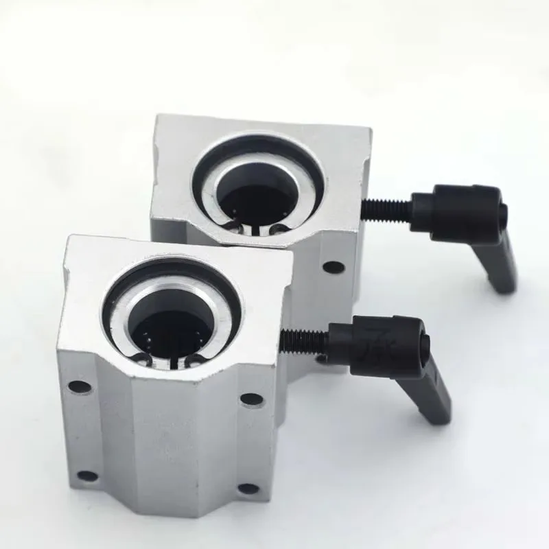 product scs alloy locking clamp type box slide block limit fixed shaft sleeve fixed ring optical axis positioning slide block 16 cutting-15