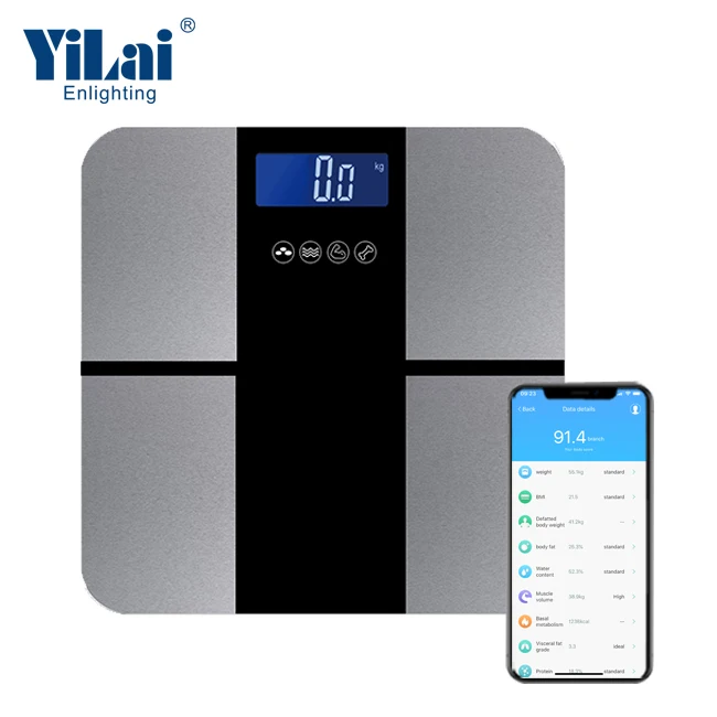 Digital Body Weight Scale 180 Kg 396 Lb Smart Bathroom Weighing