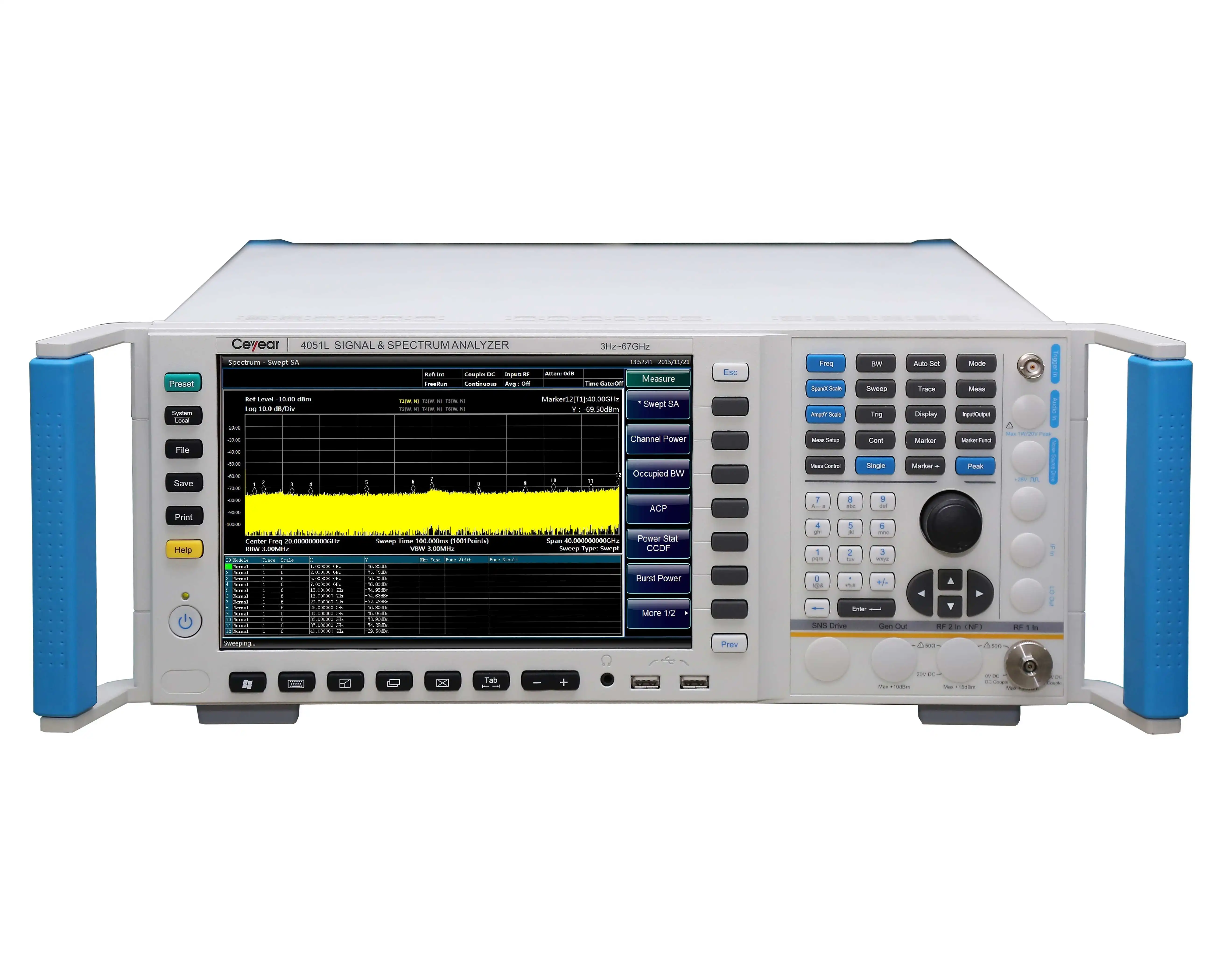 
Ceyear 4051A/B/C/D/E/F/G/H/L (3Hz~67GHz)Signal and Spectrum Analyzer 