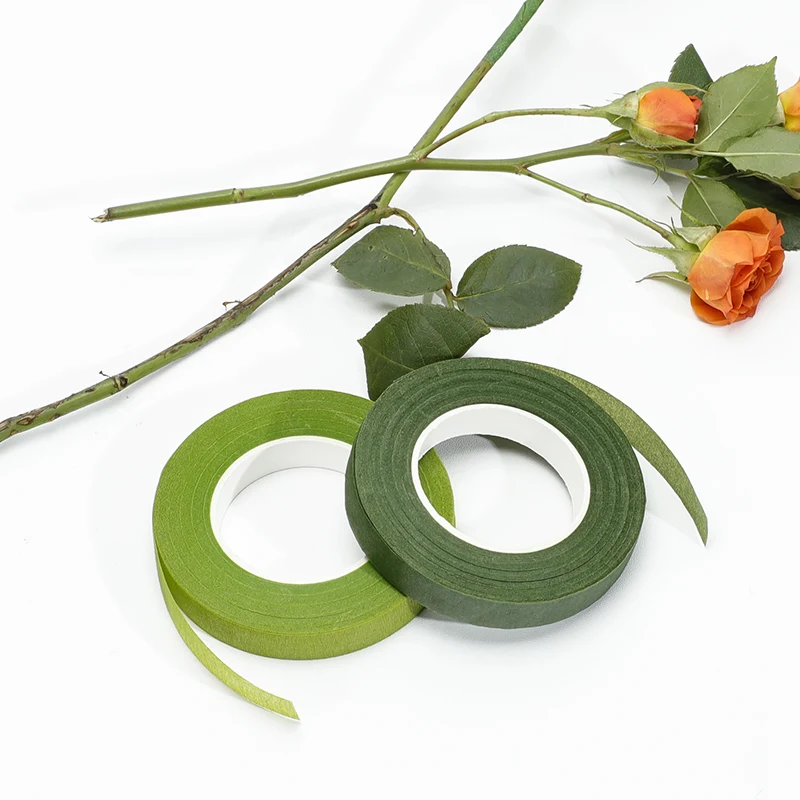 Custom Oem Flower Making Green Tape Flower Tape For Crafts Florist Stem