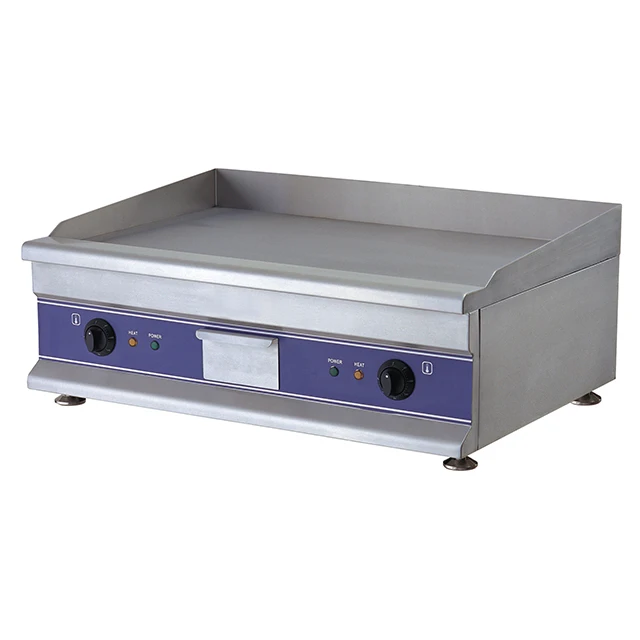 Gh600d Mirror Surface Commercial Stainless Steel Electric Flat Griddle