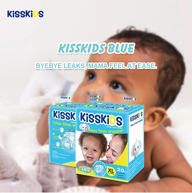 Kisskids New Big Child Cheap Baby Fitted Disposable Nappy Brands Buy