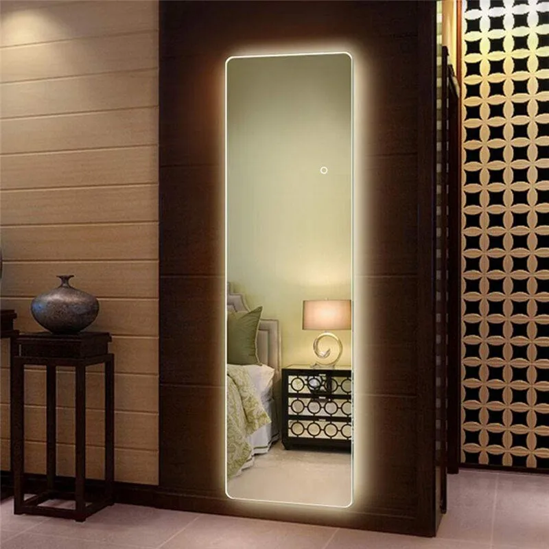 Hotel Led Smart Full Length Mirror Custom Sizes Modern Makeup Dressing Mirror With Light For Fitting Room