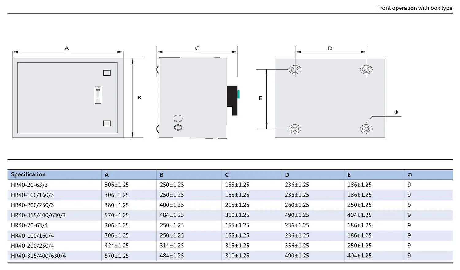 Chint CHNT original NHR40 NHR40-20 NHR40-32 NHR40-63 NHR40-160 NHR40-250 NHR40-400 NHR40-630 Fuse Switch Disconnector