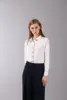Factory Direct High Quality chiffon women's long sleeve blouses career for work plus size