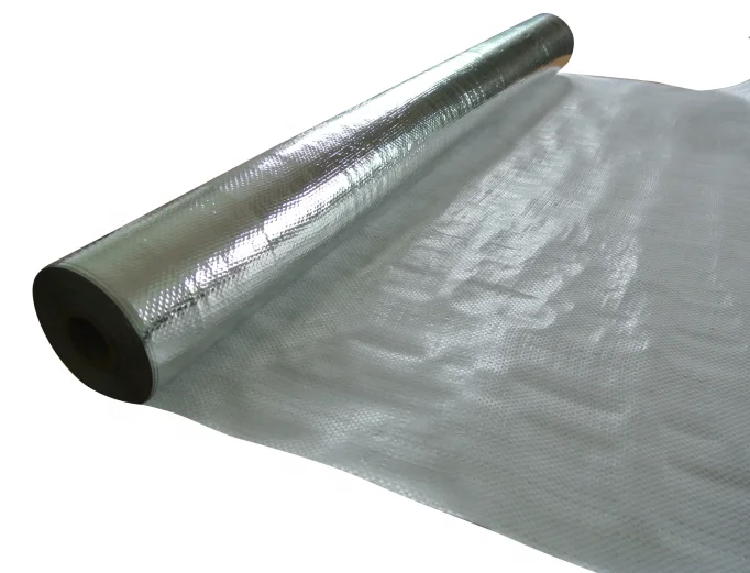 Woven Fabric Aluminum Foil Lining Insulation Radiation Reflection ...