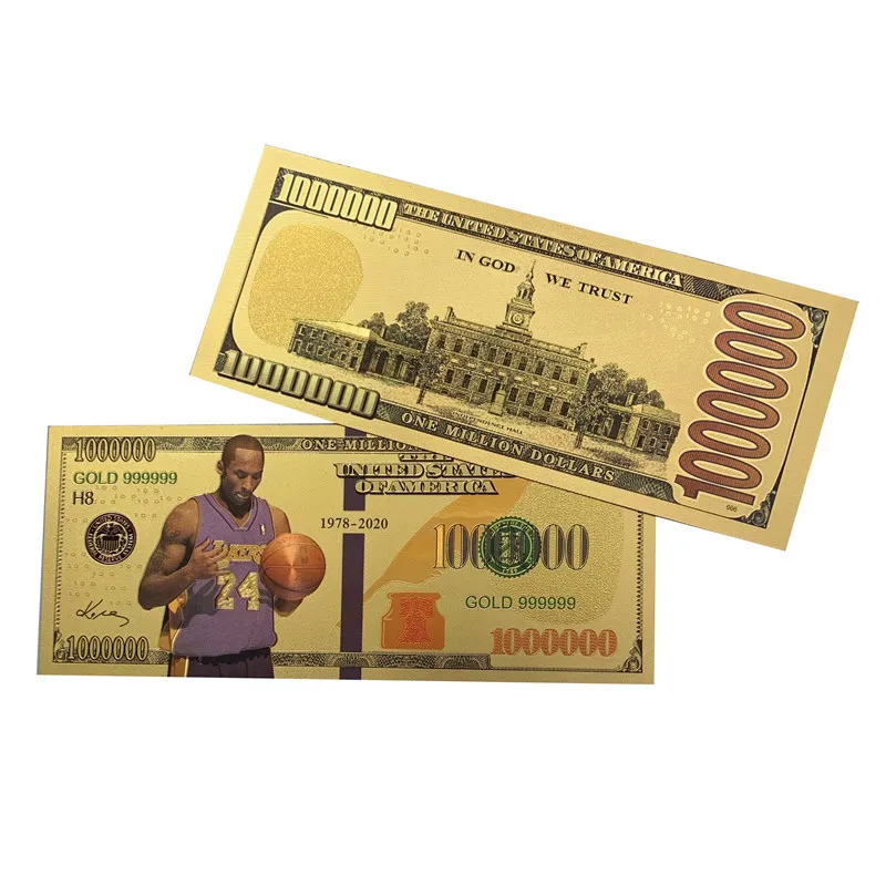 Worthwhile Collection Money 2020 New Kobe One Million Dollars Kobe ...
