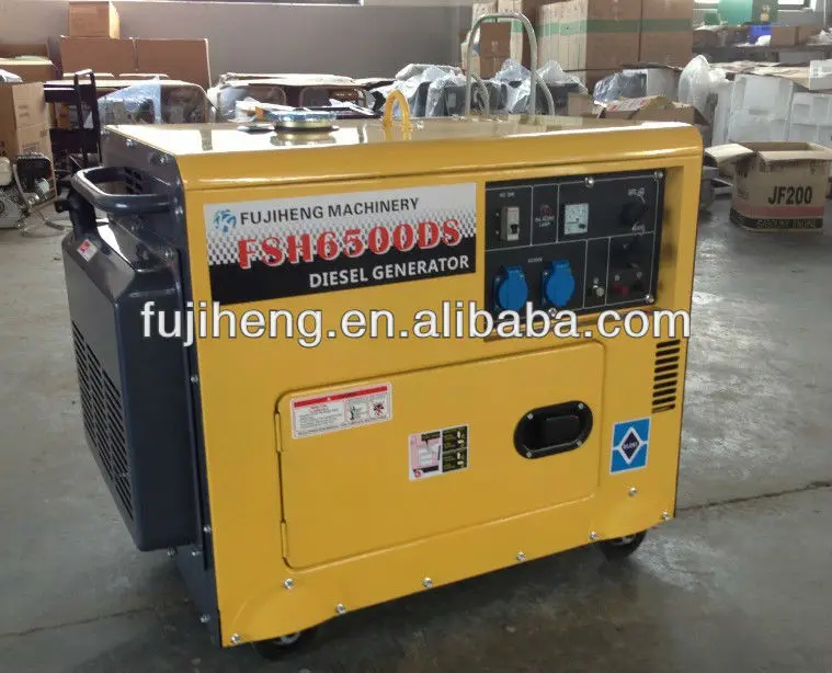 6.5kw Diesel Generator Silent Type 6500ds Buy Aircooled Diesel