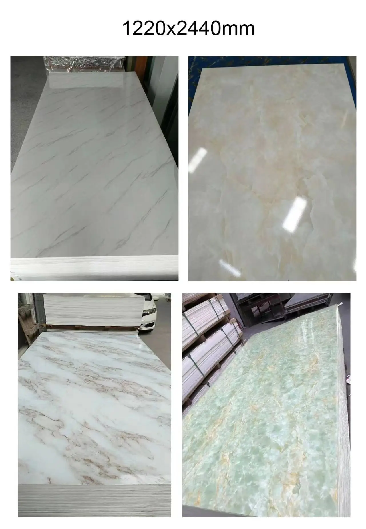 Hotselling Artificial Marble Wallboard Polished Glaze Uv Marble