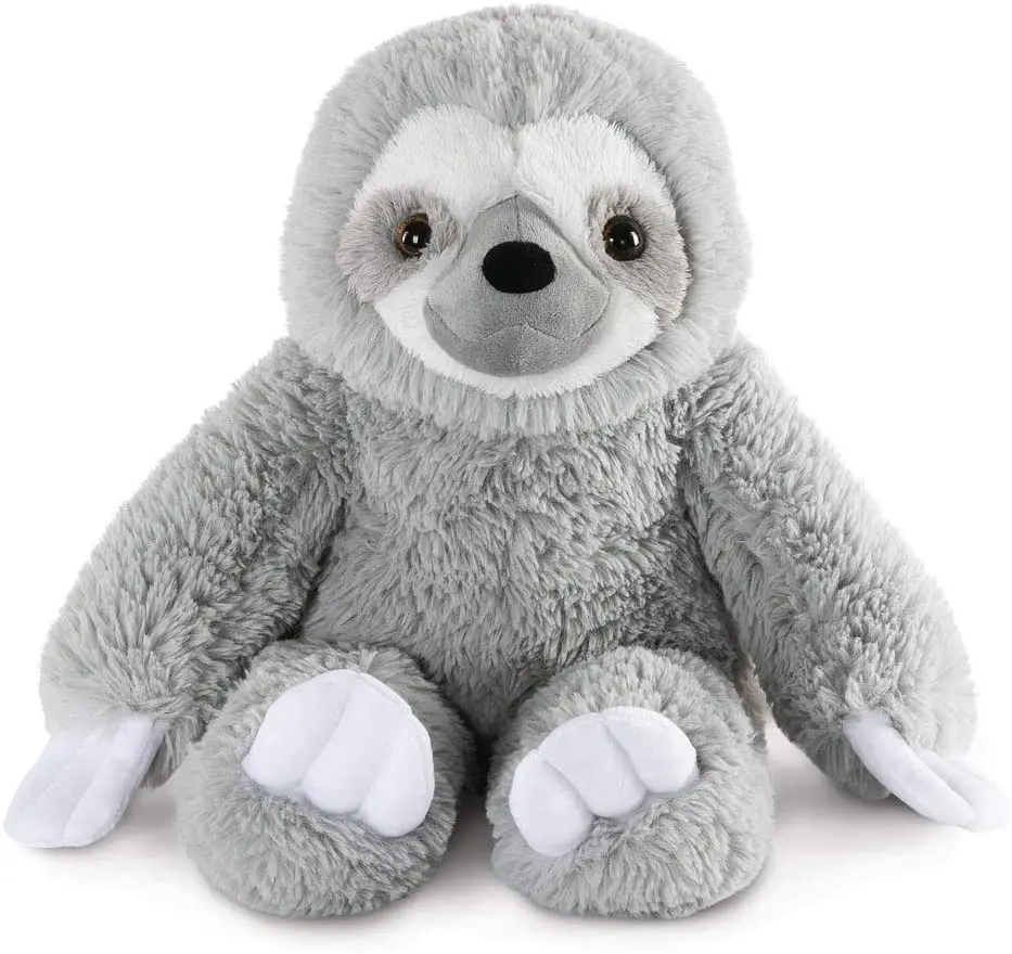 高品质灰色树懒毛绒玩具玩具专业工厂
