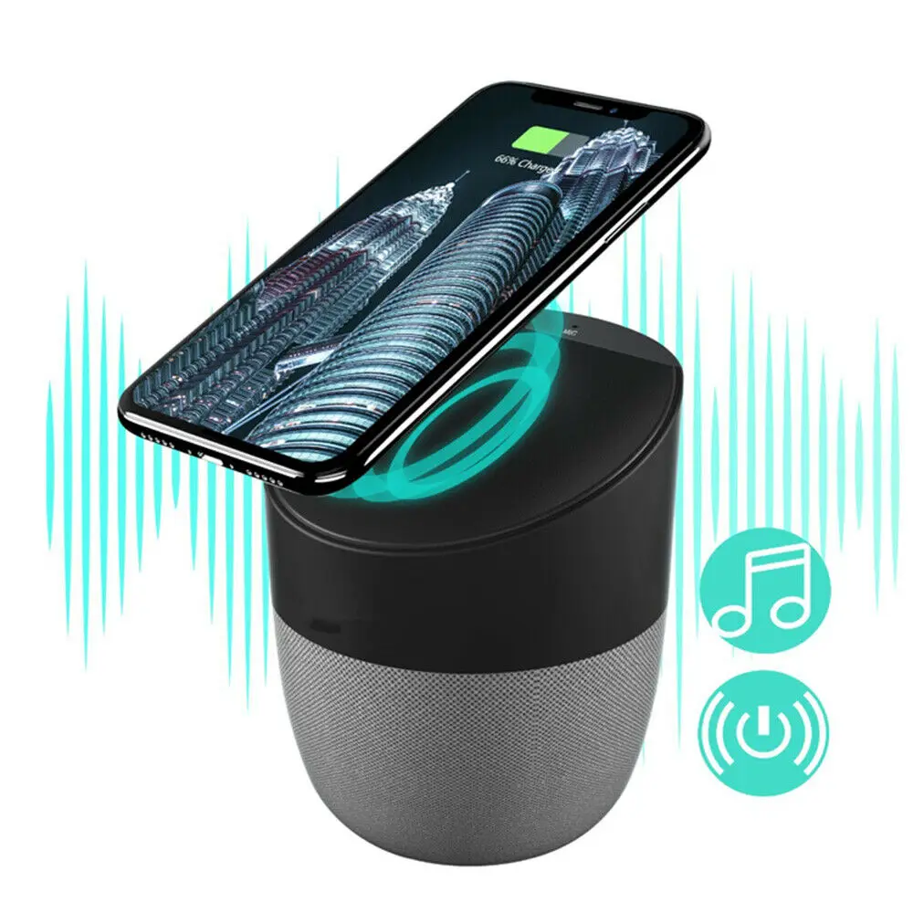 Колонка с беспроводной зарядкой. Qi Wireless Bluetooth Speaker. Auckly Wireless Charger Portable Bluetooth Speaker a1. Зарядка Bluetooth колонки. Колонка блютуз мощная большая зарядка суммаси.