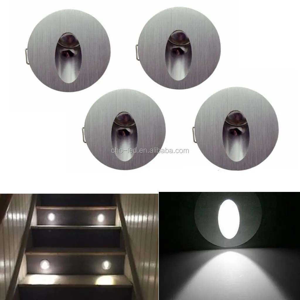 1/10/20x 3W LED Recessed Wall Step Light Stair Lamp Warm /Cool White AC85-265V 