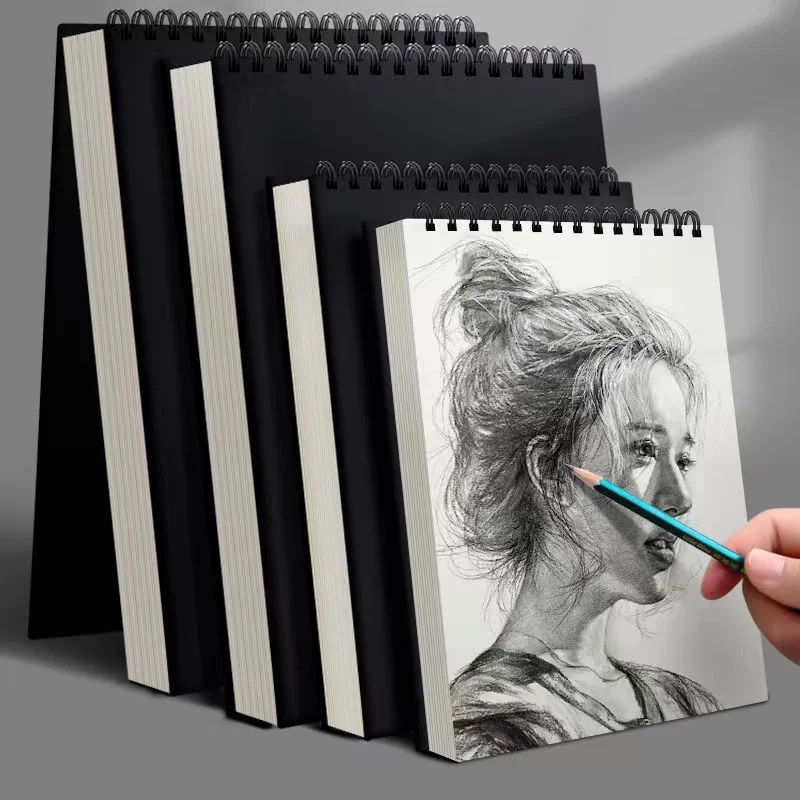 8k /a4 /4k Custom School Student Drawing Hardcover Spiral Sketchbook