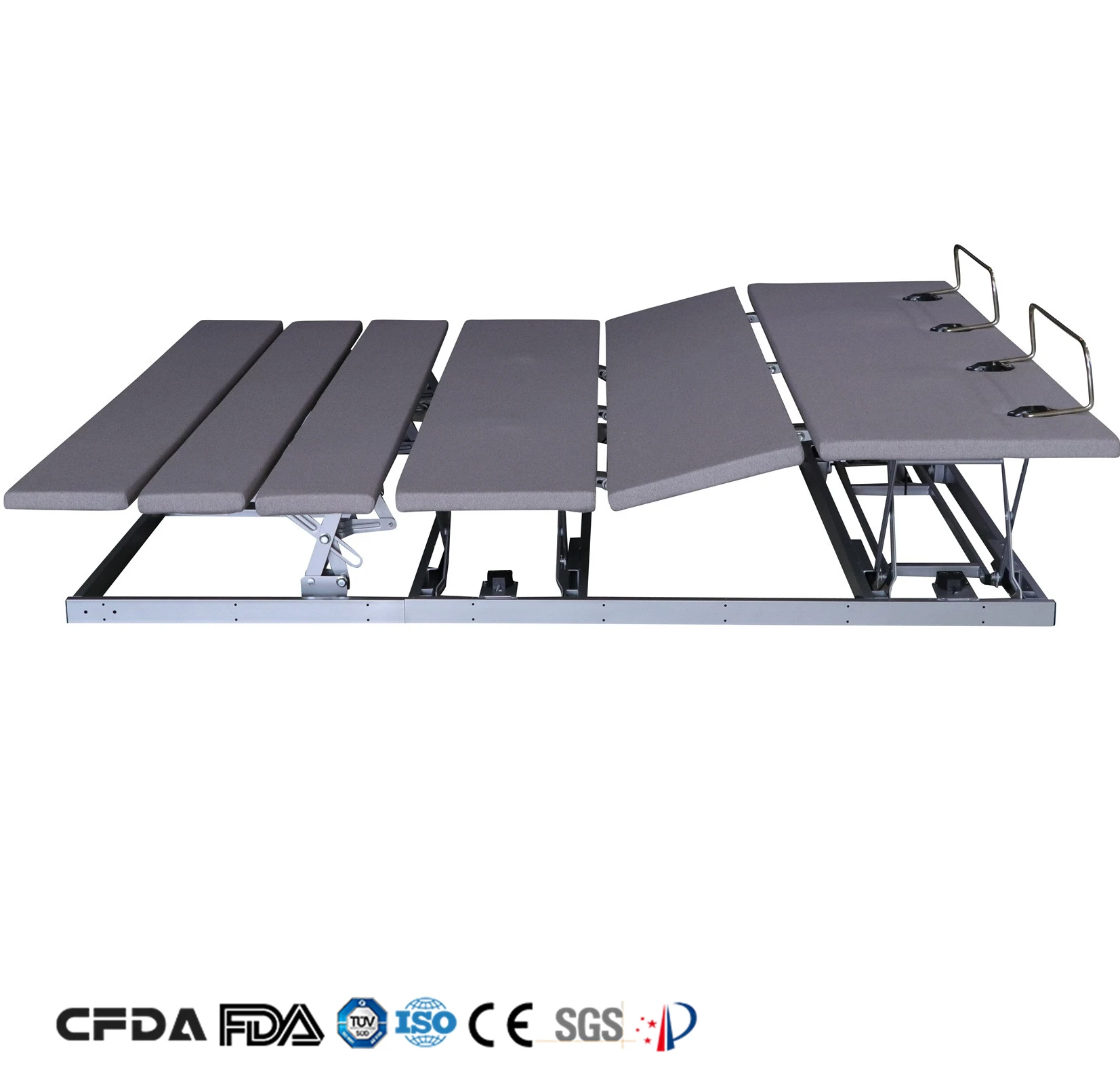 
L040 USA hotel steel bulk adjustable base hotel bed frames king 