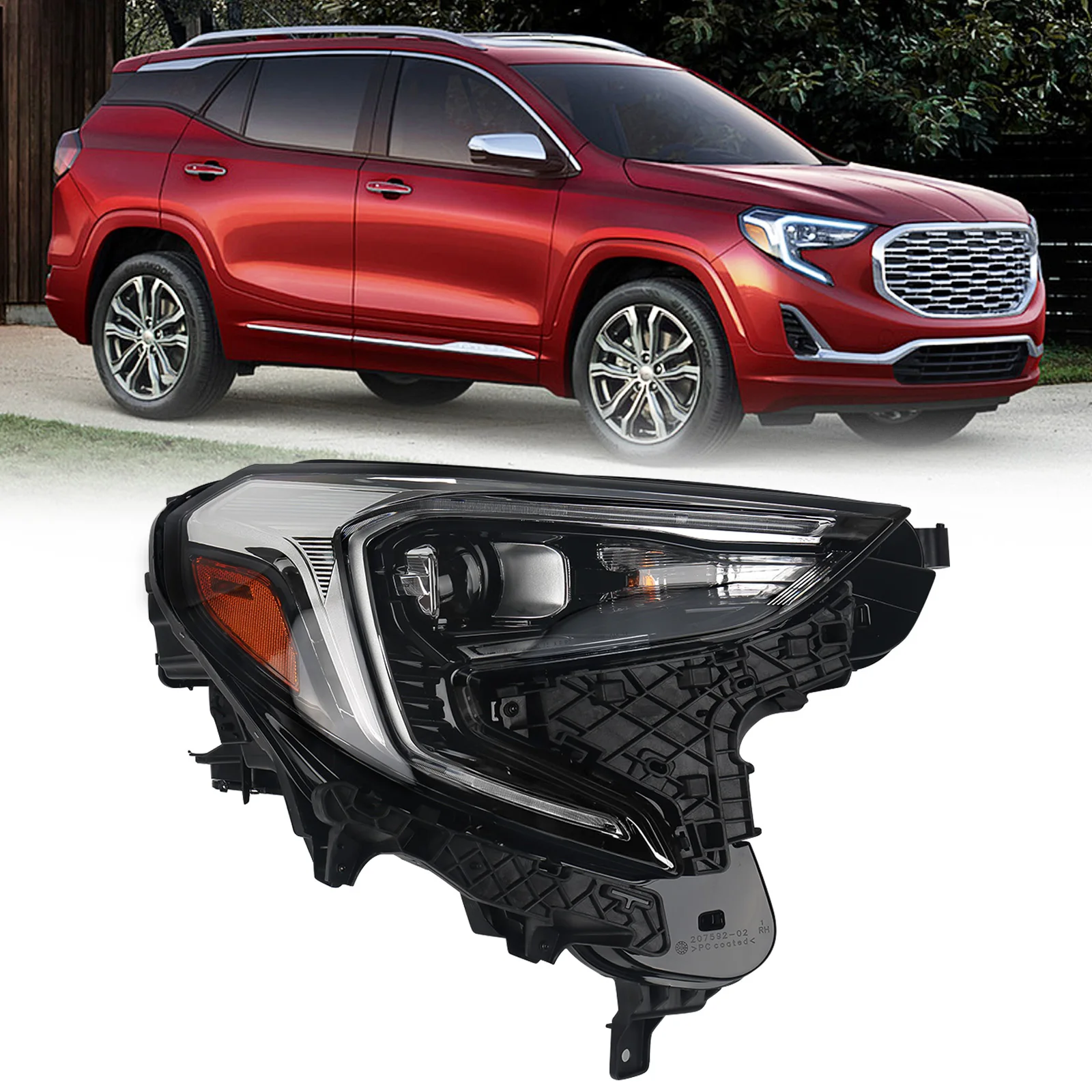 Led Headlight For Gmc Terrain 2018 2019 2020 2021 Oem 84610587 84664076