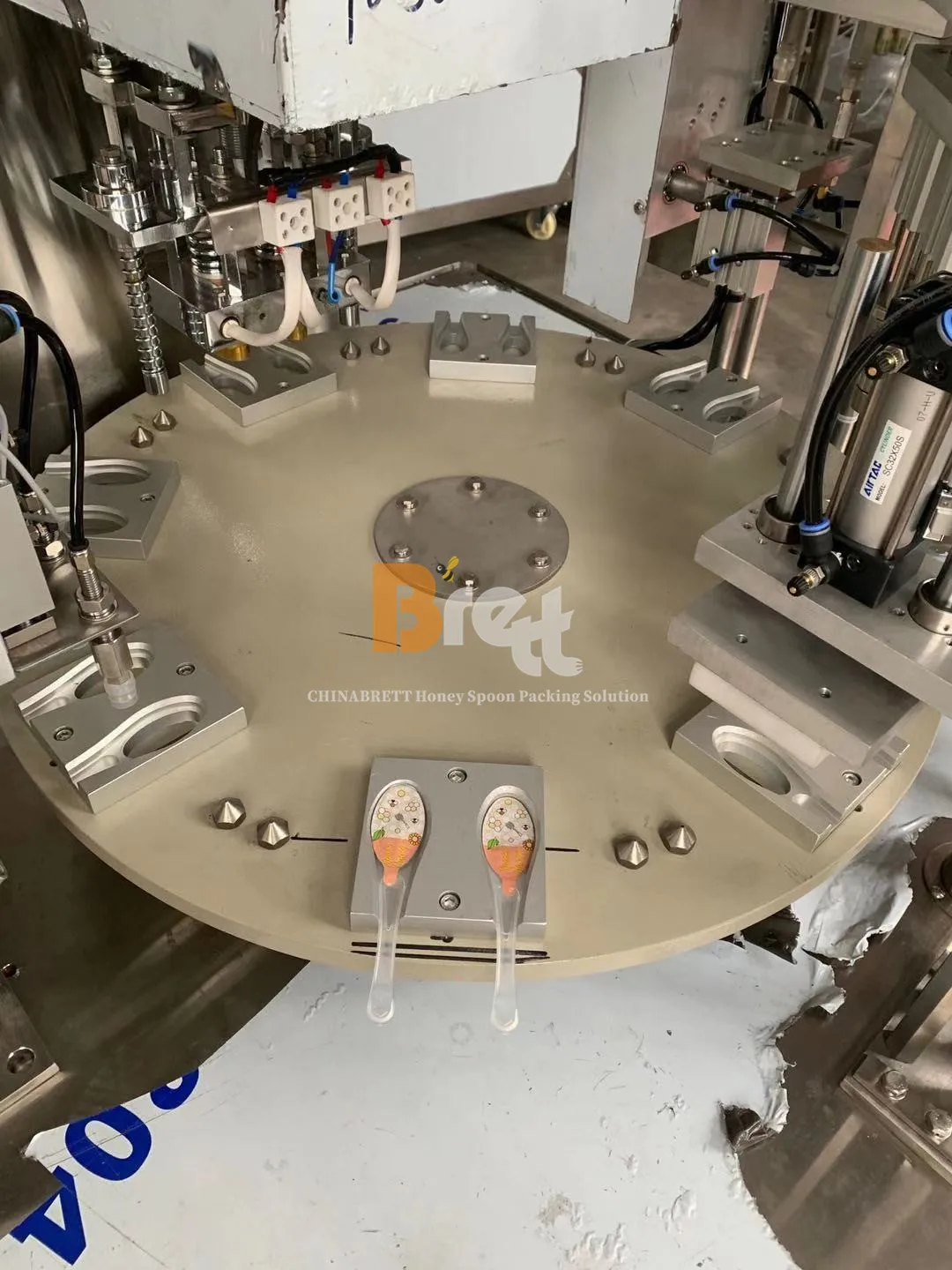 प्लास्टिक पीपी शहद चम्मच मैनुअल सीलिंग मशीन पैकिंग मशीन 30