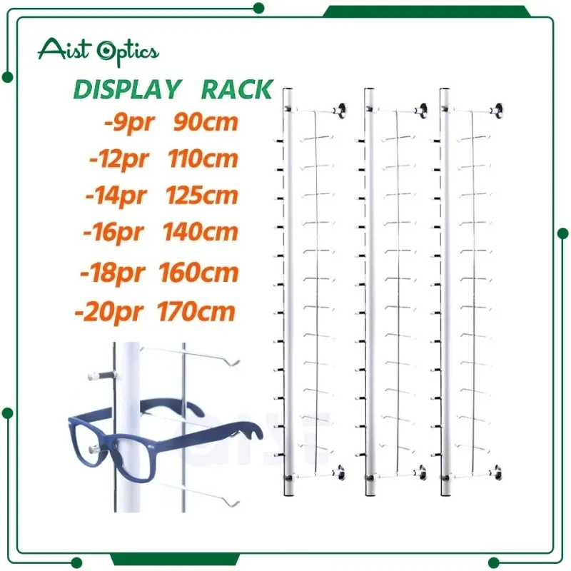 Wall-Mounted Metal Eyeglasses Display Rack Optical Frame Stand for ...