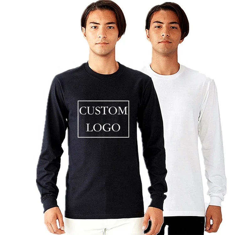 black long sleeve t shirts for men