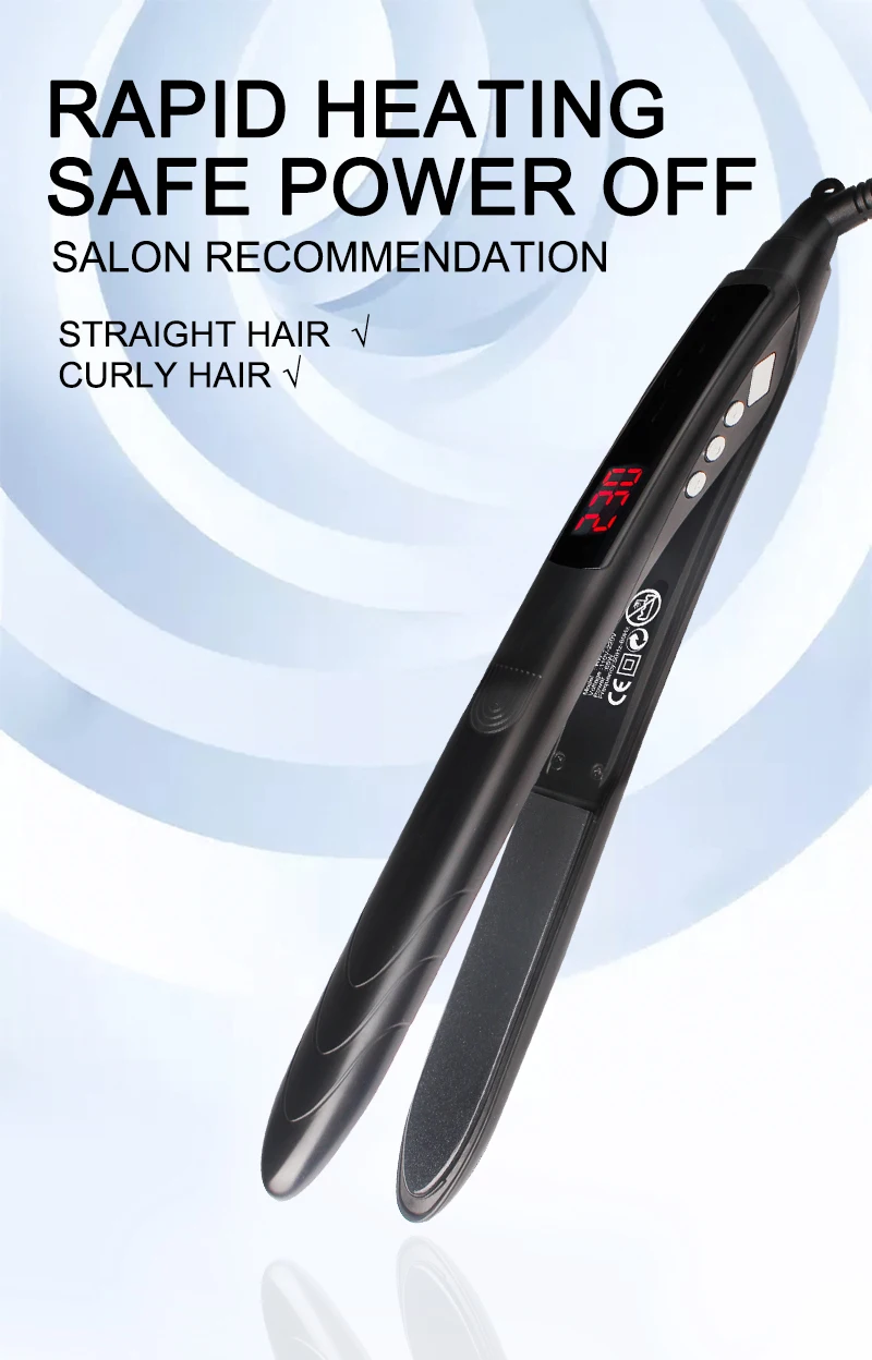 slim hair straighteners for short hair