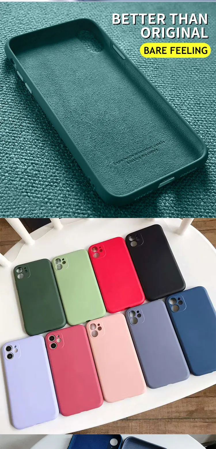 Tschick Soft Liquid Silicone Case For Iphone 11 Pro Max 8 Plus
