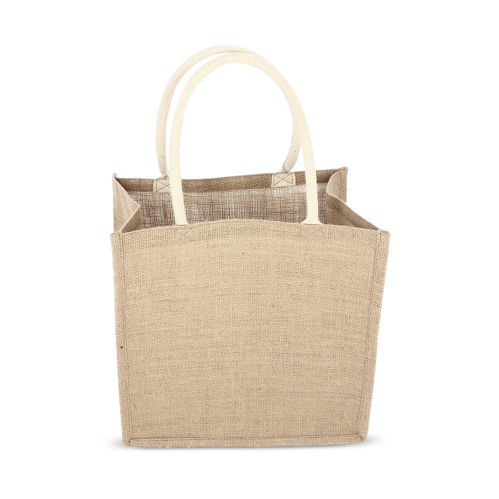 New Custom Logo And Size Reusable Linen Tote Bag Wholesale Jute ...