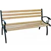 Daijia China Brand outdoor wooden bench 1 piece double seater garden benches