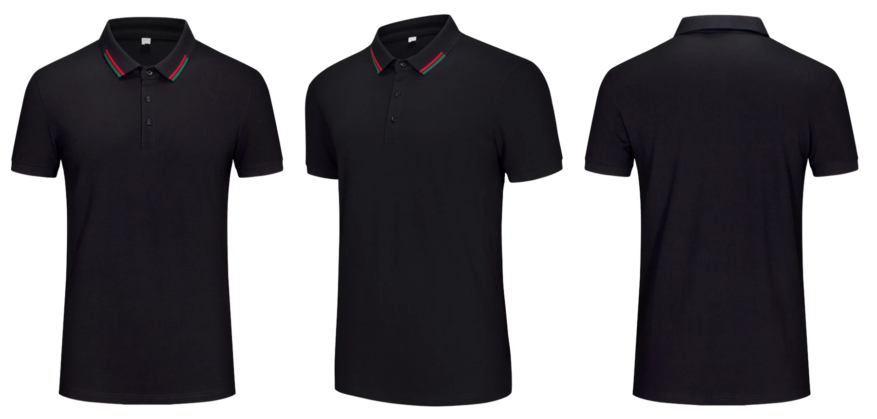 Hot Selling High Quality Men's T Shirts Oem Polo T Shirt Plain Black ...