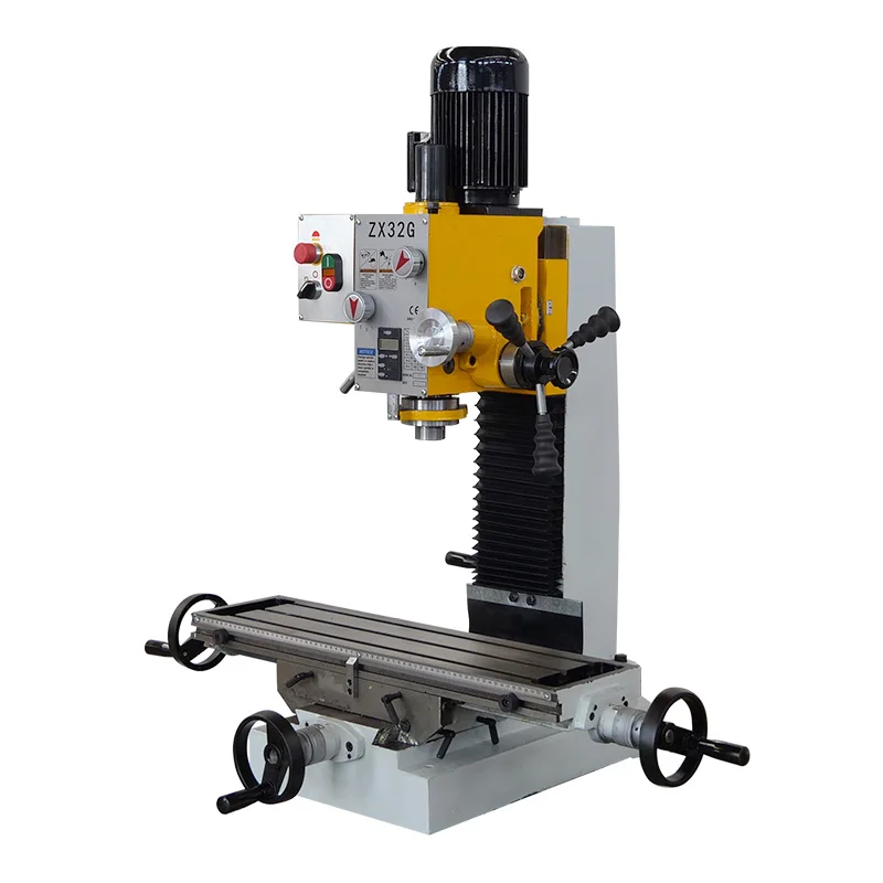 ZX32G 32mm Manual Milling Machine - Durable Metalworking Tool for