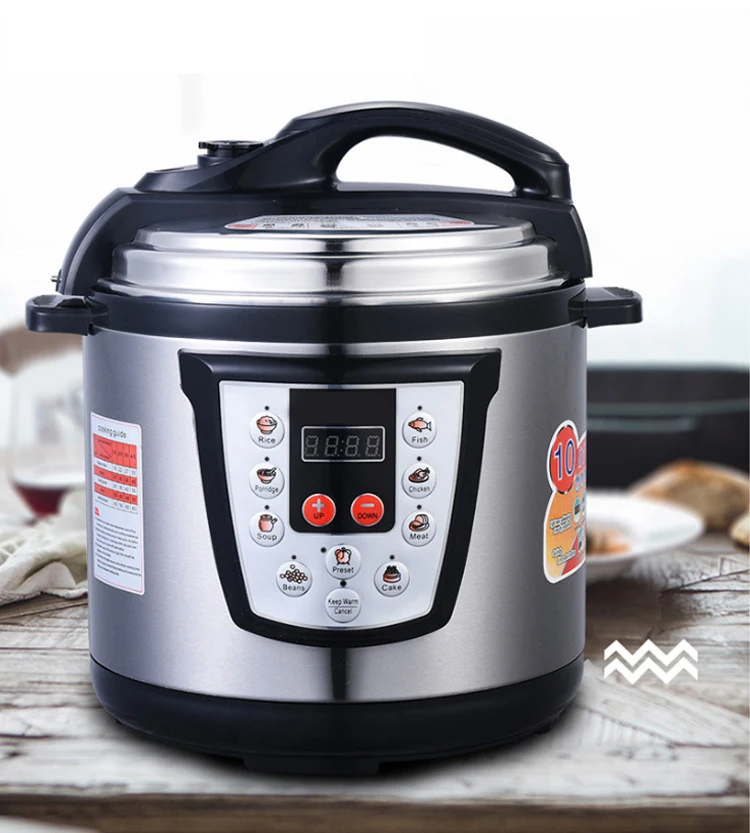 5l 6l 12l Multifunction Electric High Pressure Cooker Digital Large