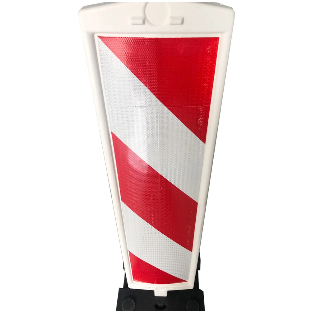 High-Speed Traffic Vertical Delineator Panel Red White Reflective Film ...