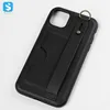 Wholesale high quality Leather Wallet with Holder Crossbody Chain Wrist Strap Lanyard cell Phone Case for iPhone XI XI MAX Xr
