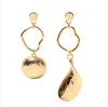 Asymmetrical earrings with geometric alloy jewelry are available for women