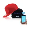 123*23mm screen size English app flashing scrolling message led hat cool baseball cap for christmas halloween modern gift