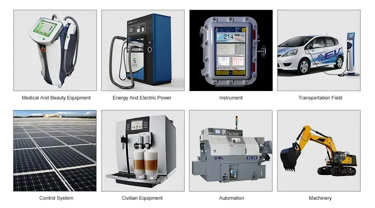 STONE 4.3 inch Graphic Color LCD Display with Touch Screen + Controller +  Serial Interface with Matel Frame