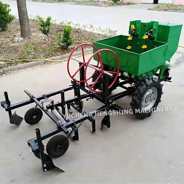 Tractor Implements Potato Planter 2 Rows Potato Planting Machine For