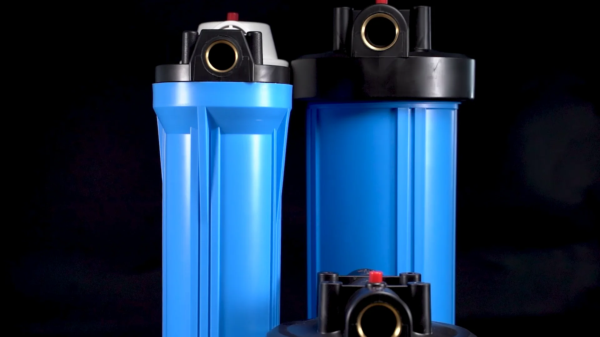 10" plastic double ring white water filter housing for ro system