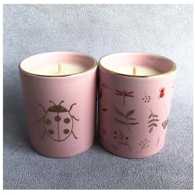 Custom Home Fragrance Private label Natural Aromatic Pillar Soy Wax Scented Candles 