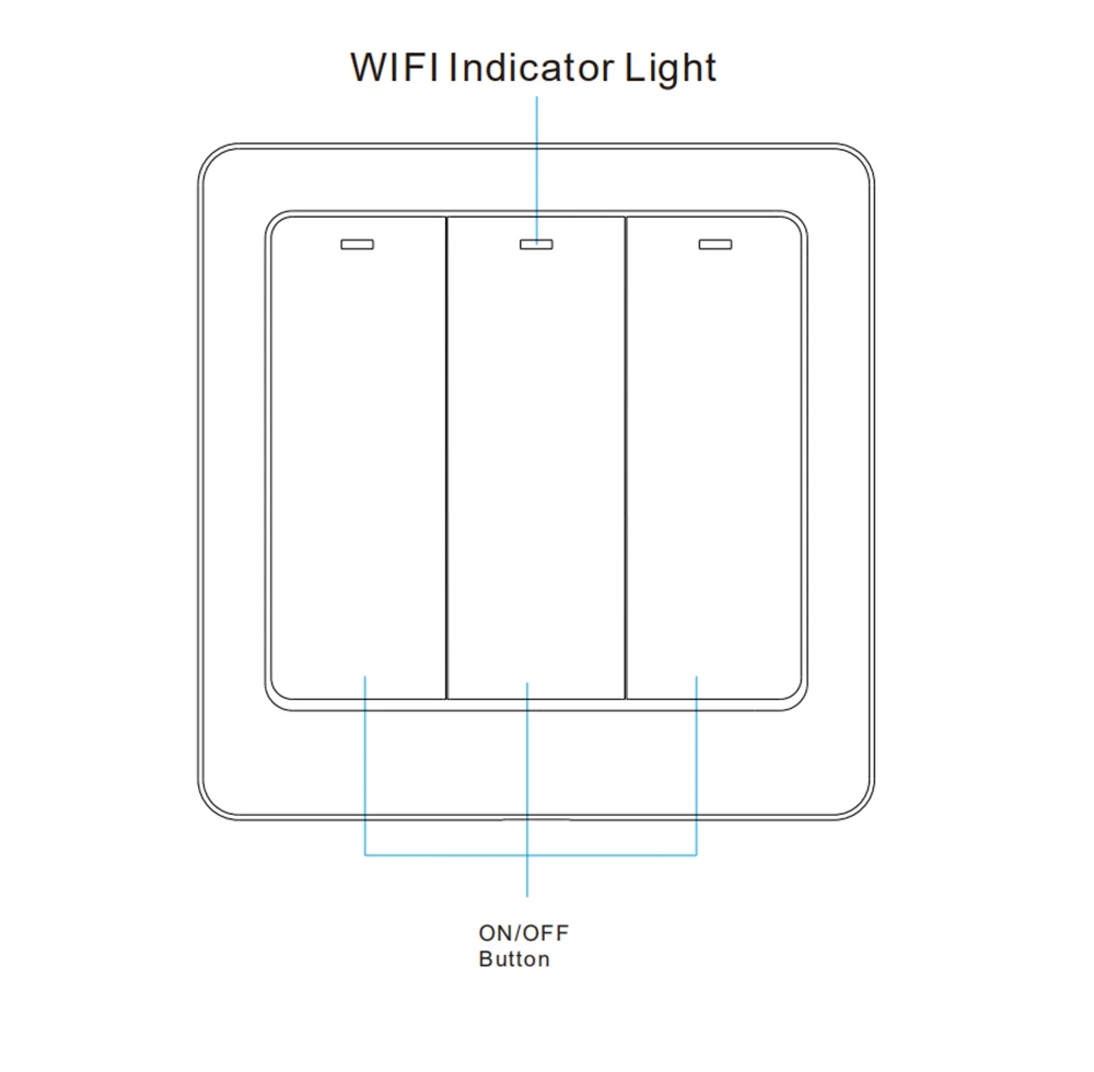 Tuya ZigBee Safe wall switch remote control support Amazon Alexa and Google assistant for EU standard - ANKUX.COM