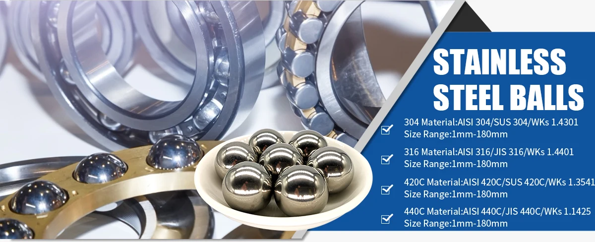 Loose Ball Bearings AISI 316 Stainless 1mm 2mm 3mm 4mm 5mm 6mm 7mm 8mm 9mm 10mm