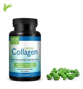 collagen soybean extract protein softgel for skin whitening